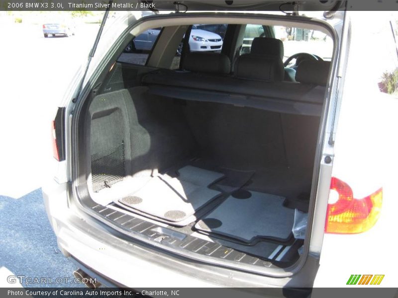 Titanium Silver Metallic / Black 2006 BMW X3 3.0i