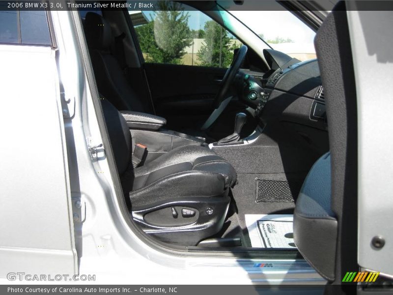 Titanium Silver Metallic / Black 2006 BMW X3 3.0i