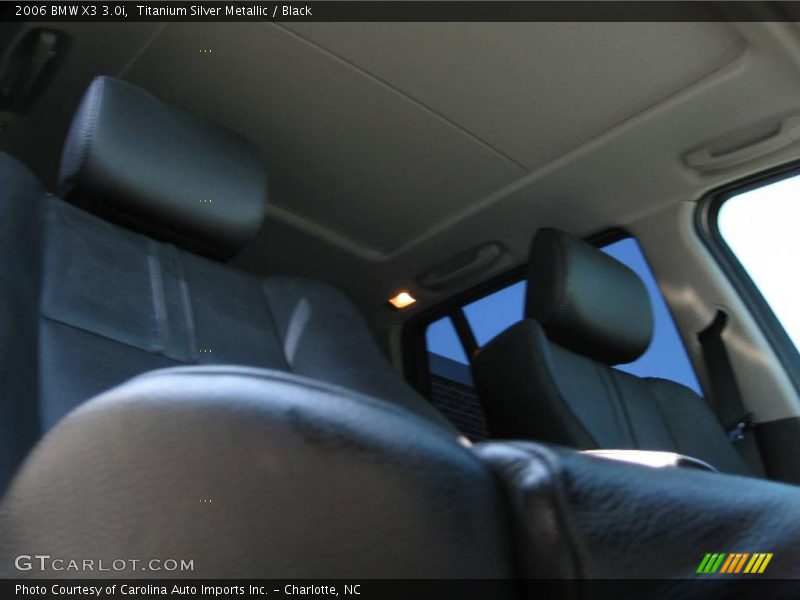 Titanium Silver Metallic / Black 2006 BMW X3 3.0i