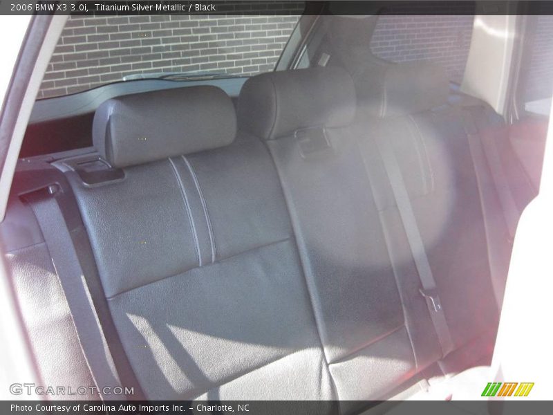 Titanium Silver Metallic / Black 2006 BMW X3 3.0i