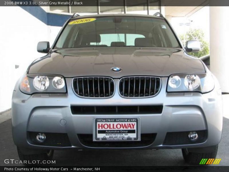 Silver Grey Metallic / Black 2006 BMW X3 3.0i
