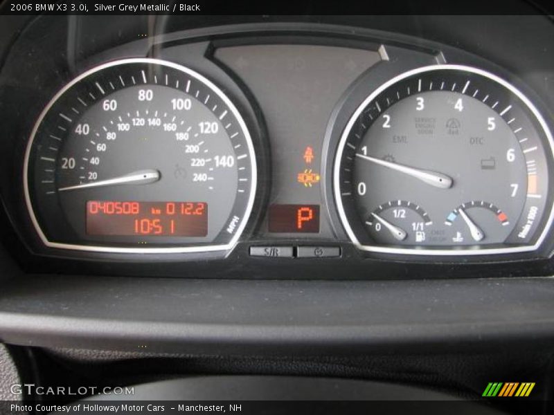 Silver Grey Metallic / Black 2006 BMW X3 3.0i
