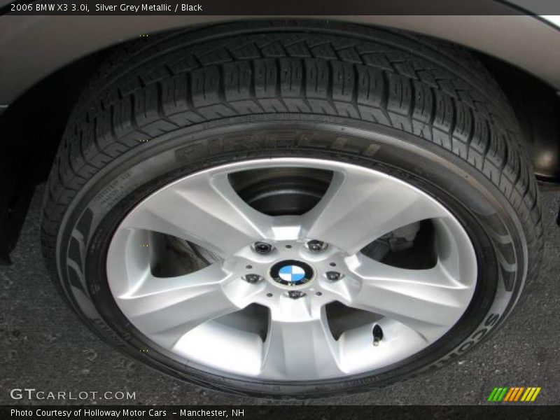 Silver Grey Metallic / Black 2006 BMW X3 3.0i