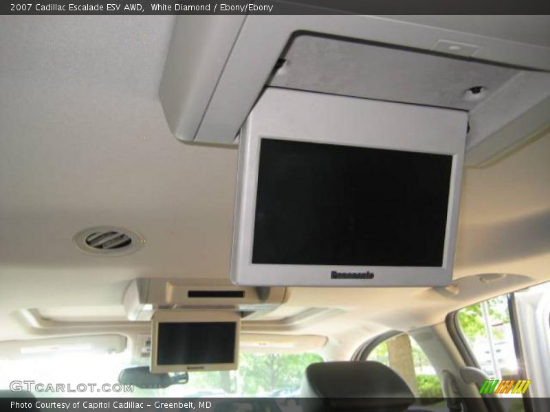 White Diamond / Ebony/Ebony 2007 Cadillac Escalade ESV AWD