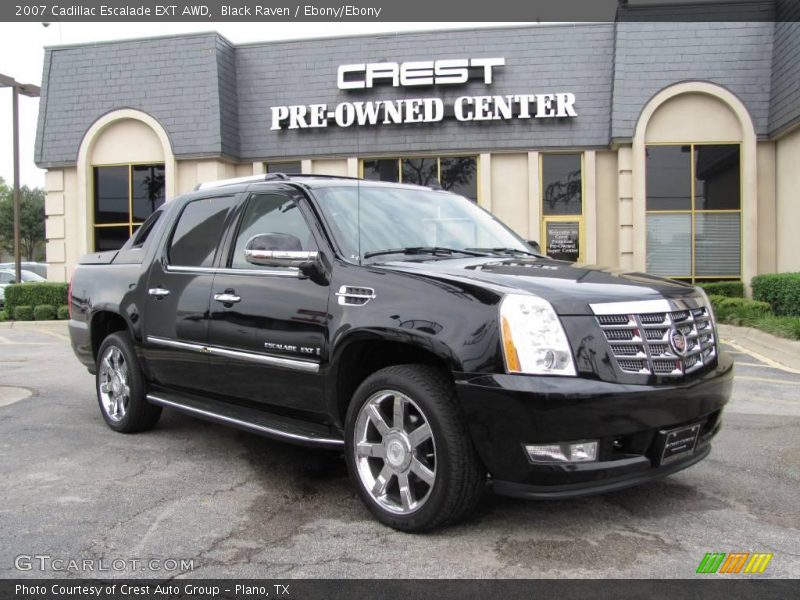 Black Raven / Ebony/Ebony 2007 Cadillac Escalade EXT AWD