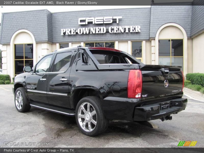 Black Raven / Ebony/Ebony 2007 Cadillac Escalade EXT AWD