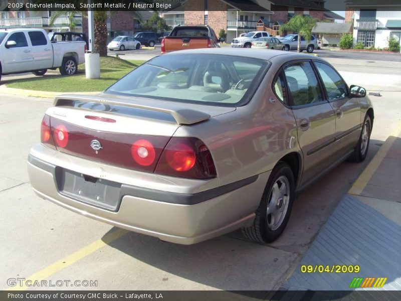 Sandrift Metallic / Neutral Beige 2003 Chevrolet Impala