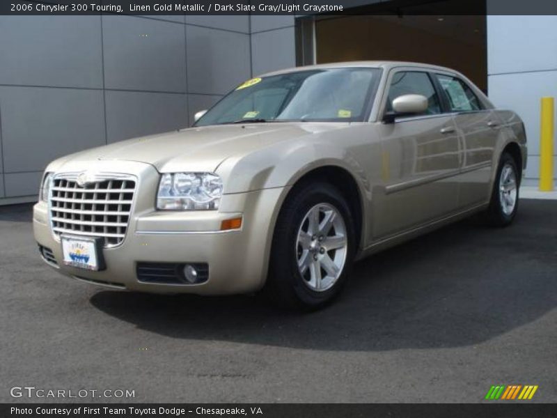 Linen Gold Metallic / Dark Slate Gray/Light Graystone 2006 Chrysler 300 Touring