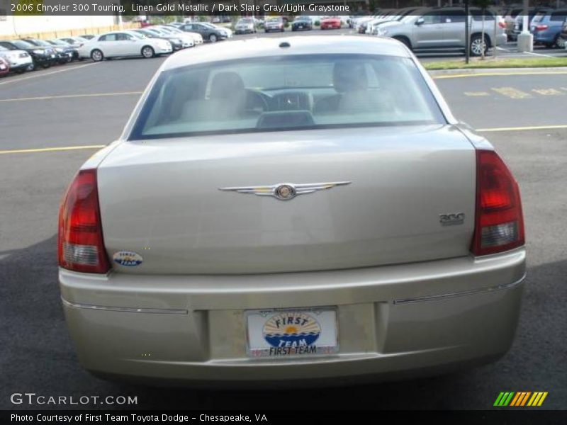 Linen Gold Metallic / Dark Slate Gray/Light Graystone 2006 Chrysler 300 Touring