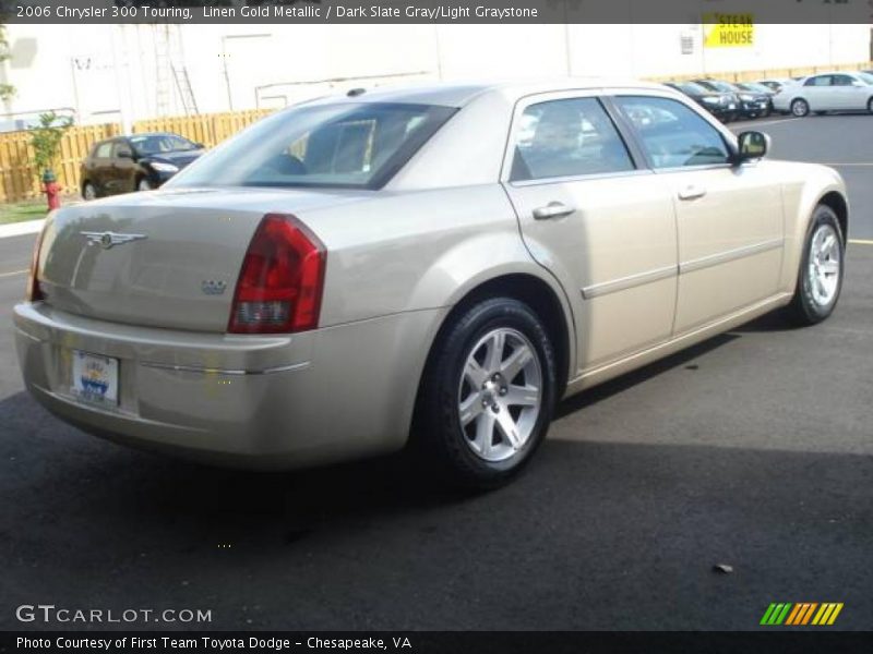 Linen Gold Metallic / Dark Slate Gray/Light Graystone 2006 Chrysler 300 Touring