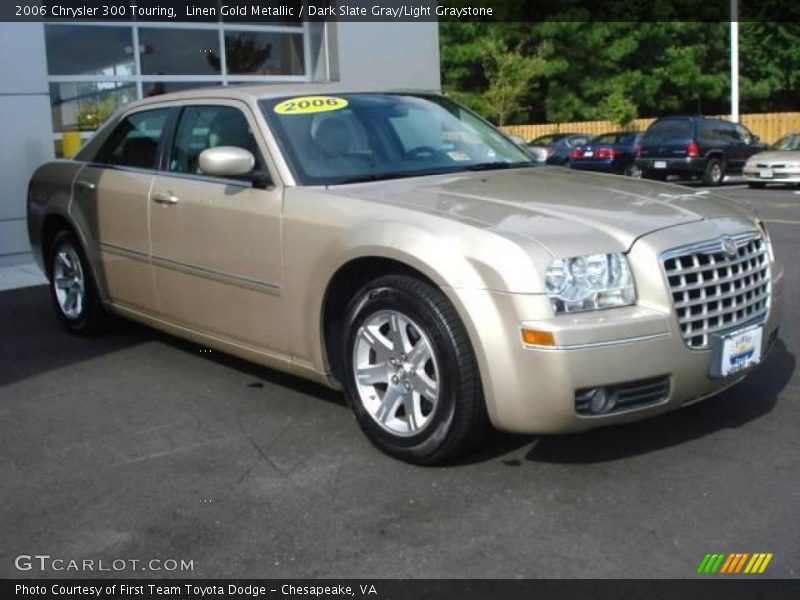 Linen Gold Metallic / Dark Slate Gray/Light Graystone 2006 Chrysler 300 Touring