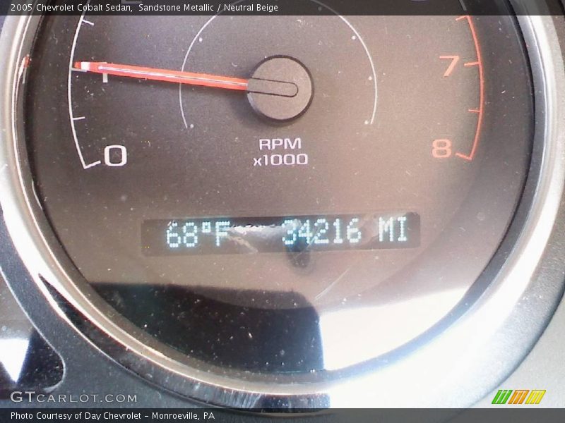 Sandstone Metallic / Neutral Beige 2005 Chevrolet Cobalt Sedan