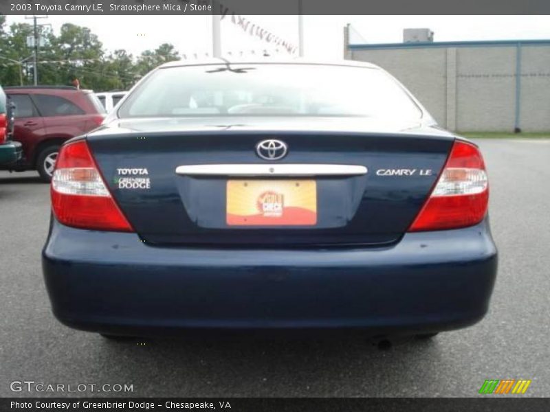Stratosphere Mica / Stone 2003 Toyota Camry LE
