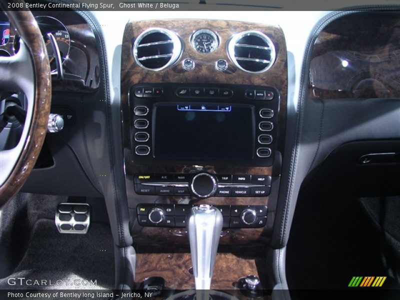 Ghost White / Beluga 2008 Bentley Continental Flying Spur
