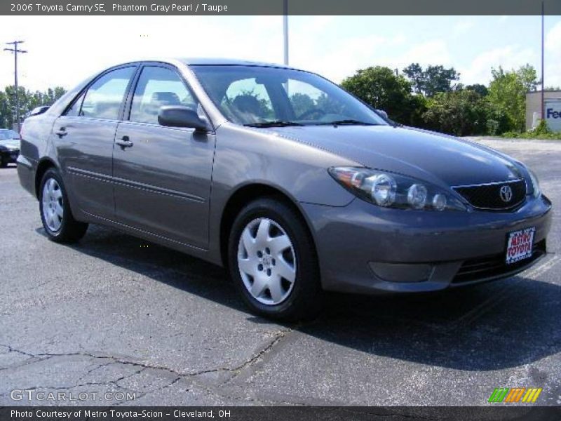 Phantom Gray Pearl / Taupe 2006 Toyota Camry SE