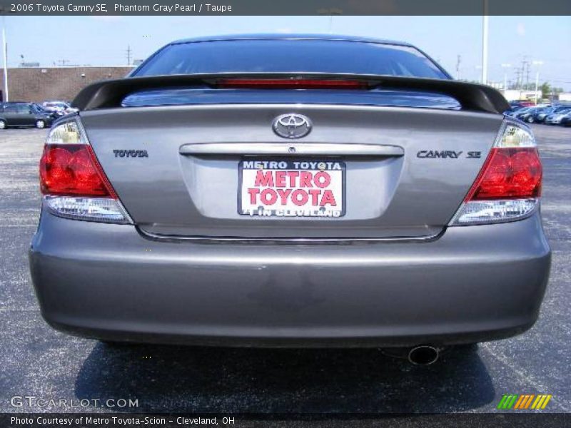 Phantom Gray Pearl / Taupe 2006 Toyota Camry SE