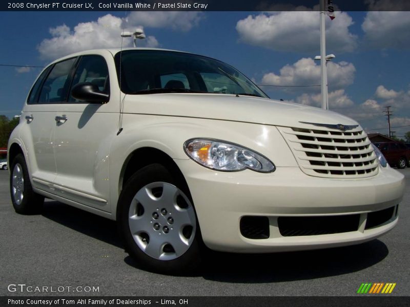 Cool Vanilla White / Pastel Slate Gray 2008 Chrysler PT Cruiser LX
