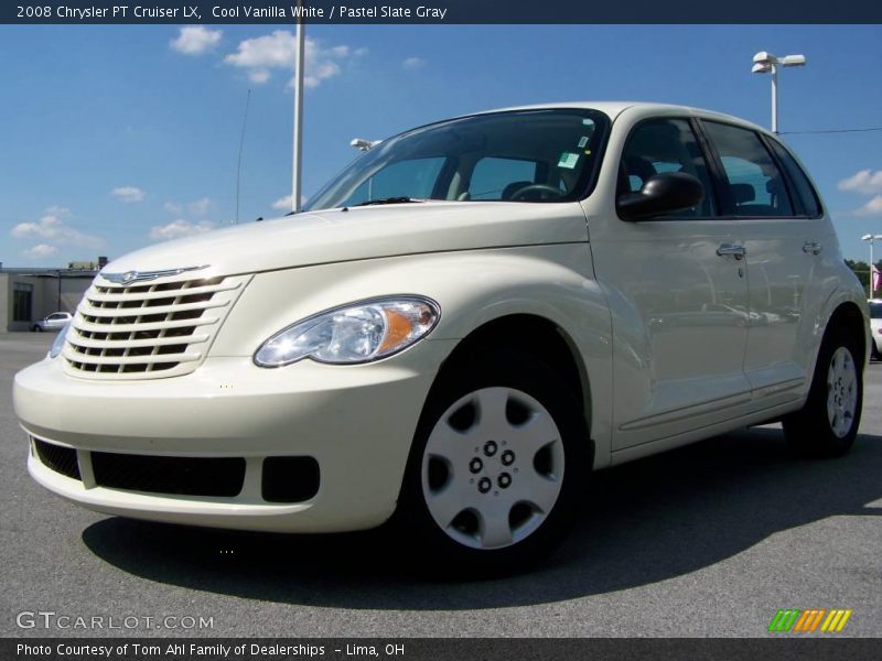 Cool Vanilla White / Pastel Slate Gray 2008 Chrysler PT Cruiser LX