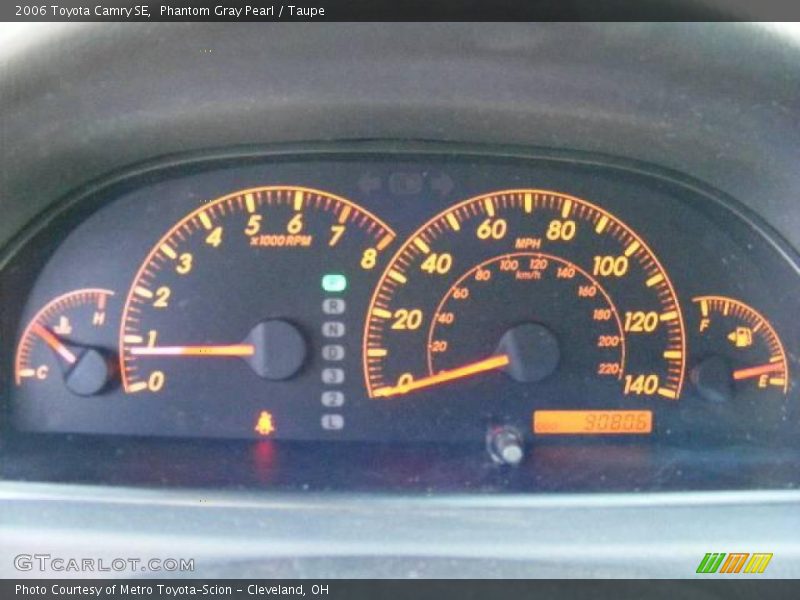 Phantom Gray Pearl / Taupe 2006 Toyota Camry SE