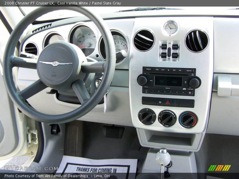 Cool Vanilla White / Pastel Slate Gray 2008 Chrysler PT Cruiser LX