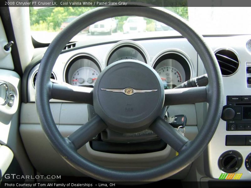 Cool Vanilla White / Pastel Slate Gray 2008 Chrysler PT Cruiser LX