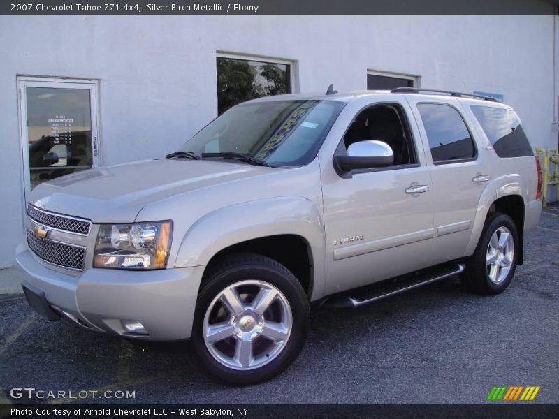 Silver Birch Metallic / Ebony 2007 Chevrolet Tahoe Z71 4x4