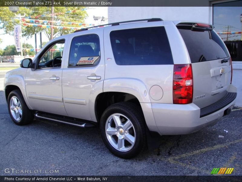 Silver Birch Metallic / Ebony 2007 Chevrolet Tahoe Z71 4x4