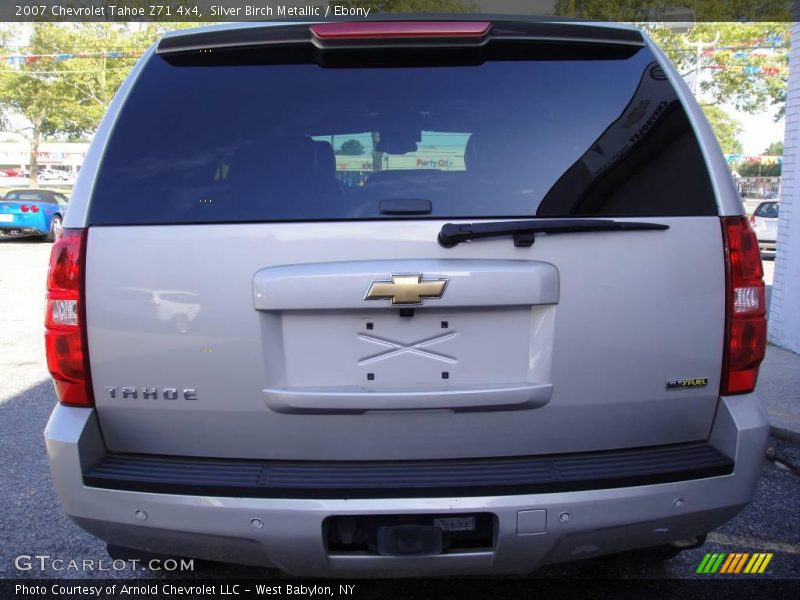 Silver Birch Metallic / Ebony 2007 Chevrolet Tahoe Z71 4x4