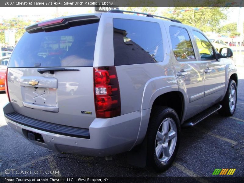 Silver Birch Metallic / Ebony 2007 Chevrolet Tahoe Z71 4x4
