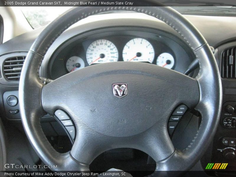 Midnight Blue Pearl / Medium Slate Gray 2005 Dodge Grand Caravan SXT