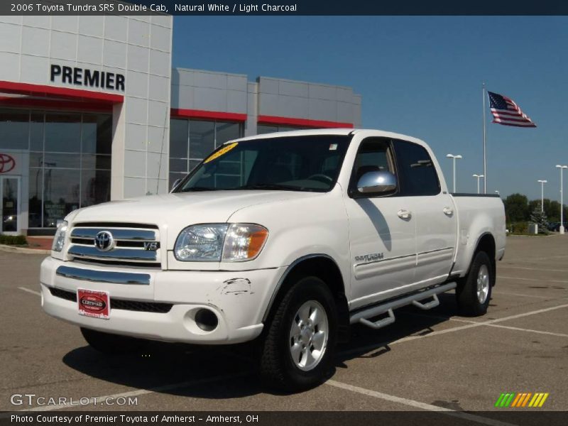 Natural White / Light Charcoal 2006 Toyota Tundra SR5 Double Cab