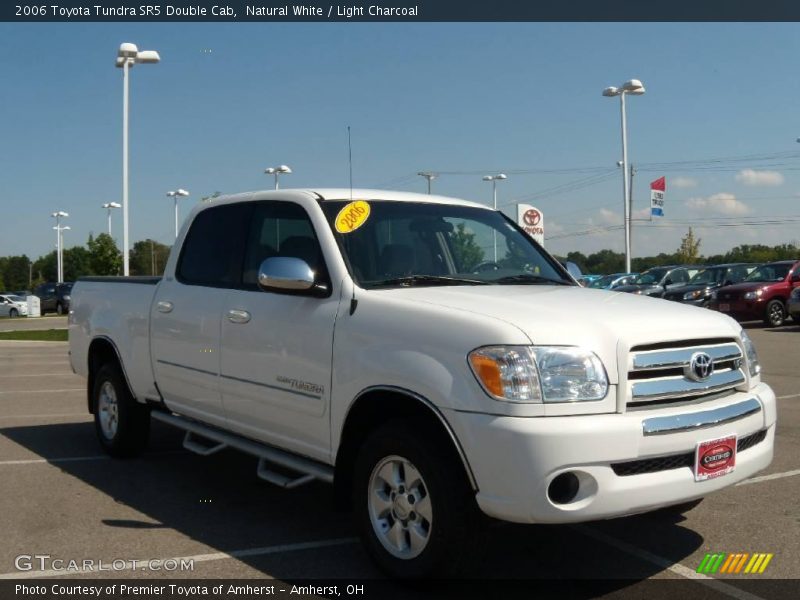 Natural White / Light Charcoal 2006 Toyota Tundra SR5 Double Cab