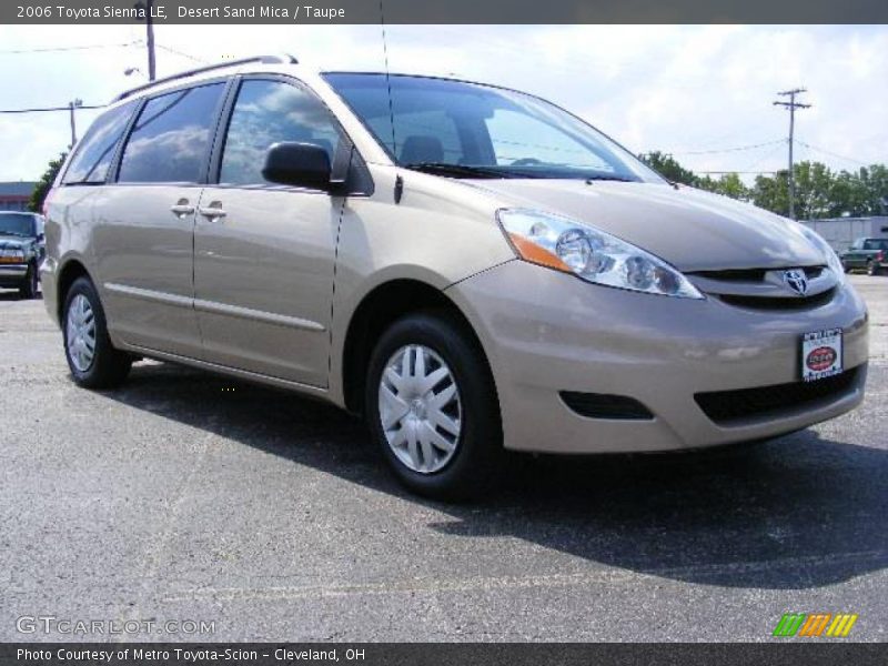Desert Sand Mica / Taupe 2006 Toyota Sienna LE