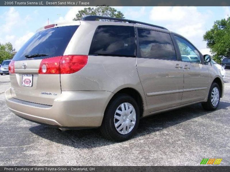 Desert Sand Mica / Taupe 2006 Toyota Sienna LE