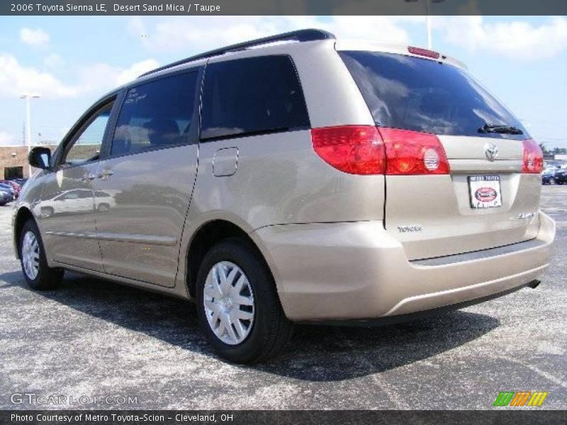 Desert Sand Mica / Taupe 2006 Toyota Sienna LE