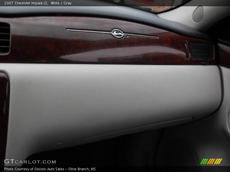 White / Gray 2007 Chevrolet Impala LS