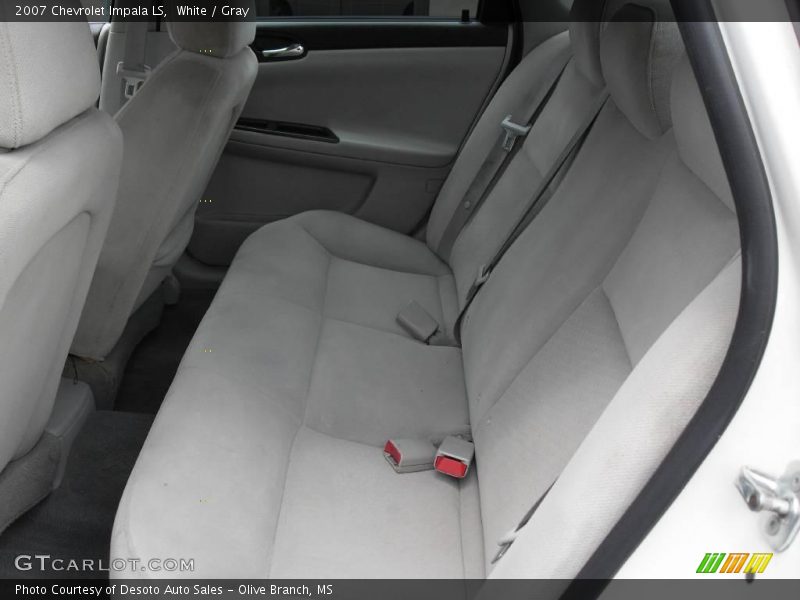 White / Gray 2007 Chevrolet Impala LS