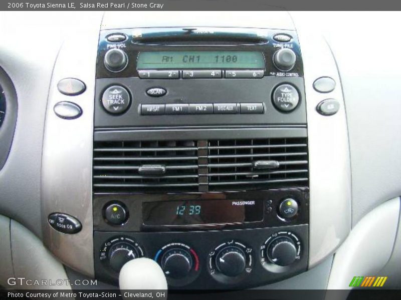 Salsa Red Pearl / Stone Gray 2006 Toyota Sienna LE