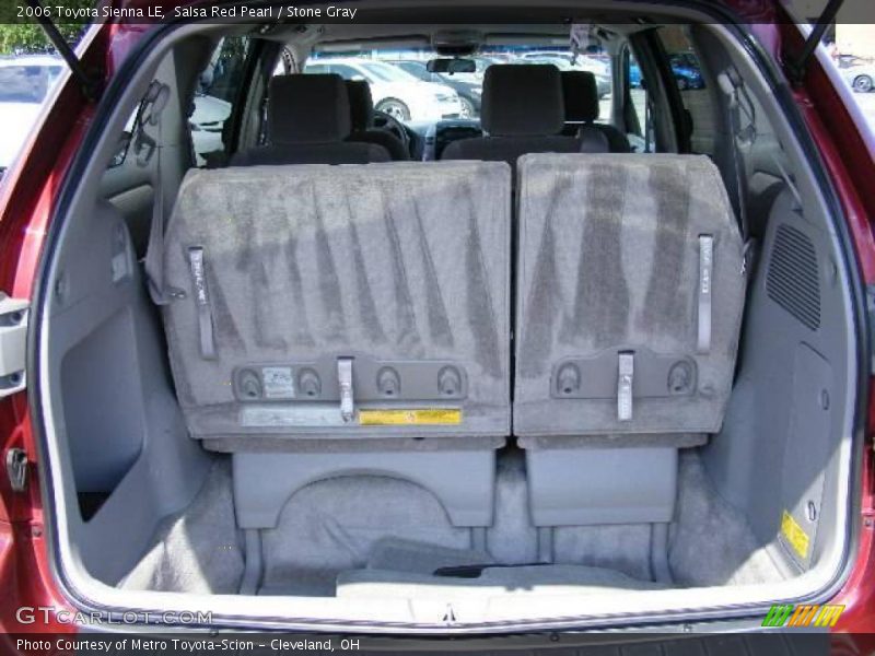 Salsa Red Pearl / Stone Gray 2006 Toyota Sienna LE