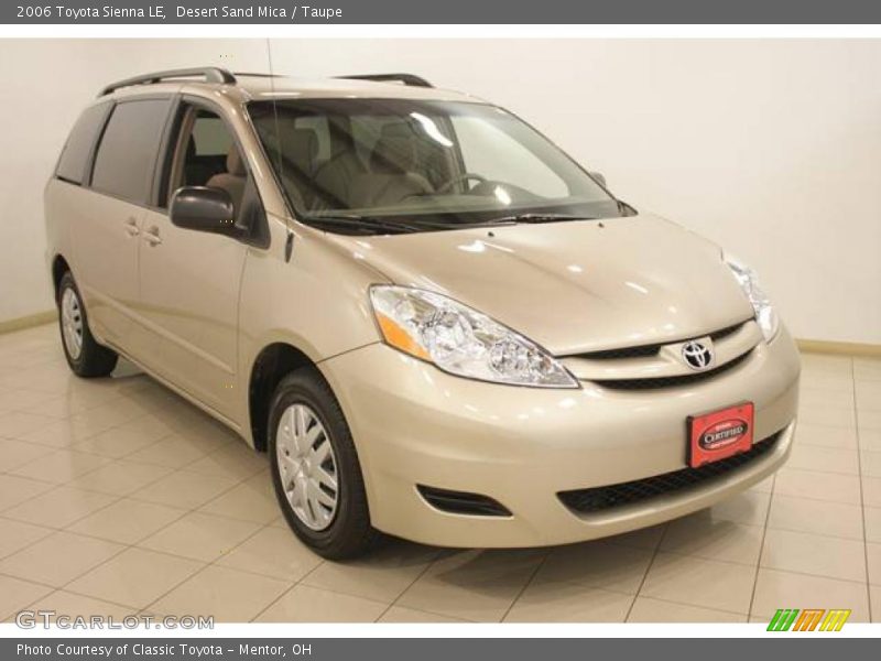 Desert Sand Mica / Taupe 2006 Toyota Sienna LE