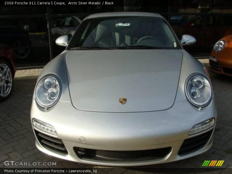 Arctic Silver Metallic / Black 2009 Porsche 911 Carrera S Coupe