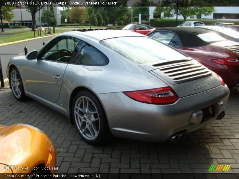 Arctic Silver Metallic / Black 2009 Porsche 911 Carrera S Coupe