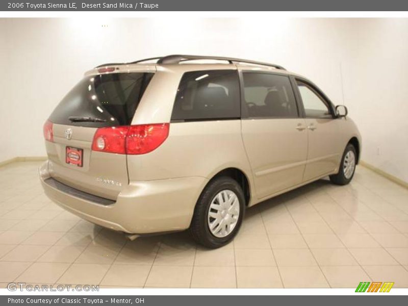 Desert Sand Mica / Taupe 2006 Toyota Sienna LE