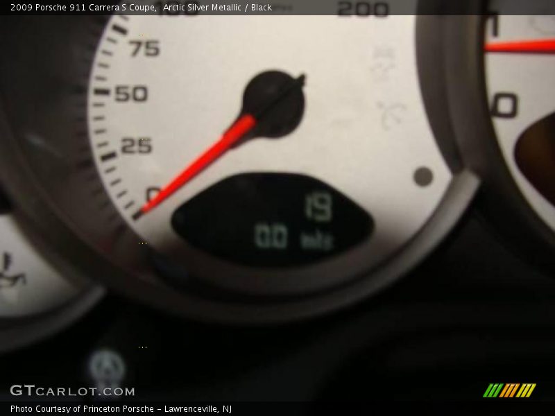 Arctic Silver Metallic / Black 2009 Porsche 911 Carrera S Coupe