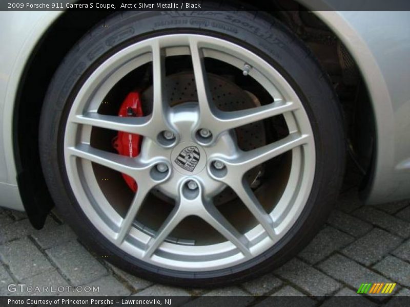 Arctic Silver Metallic / Black 2009 Porsche 911 Carrera S Coupe