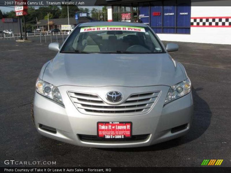 Titanium Metallic / Ash 2007 Toyota Camry LE