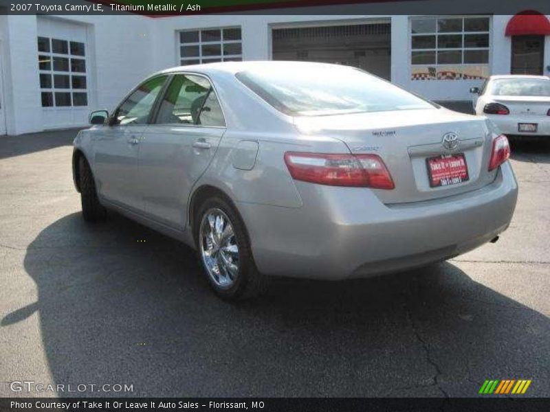 Titanium Metallic / Ash 2007 Toyota Camry LE