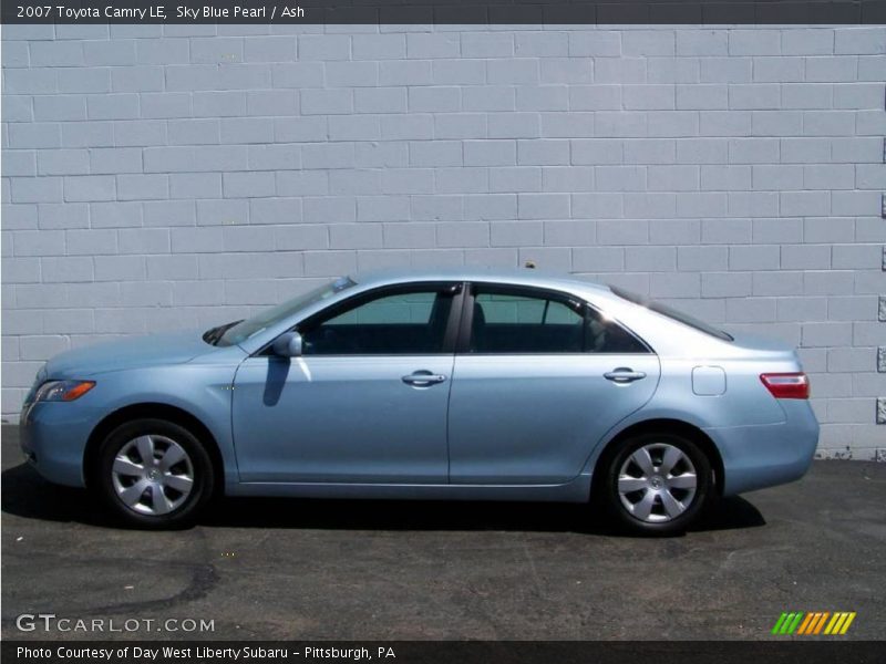 Sky Blue Pearl / Ash 2007 Toyota Camry LE