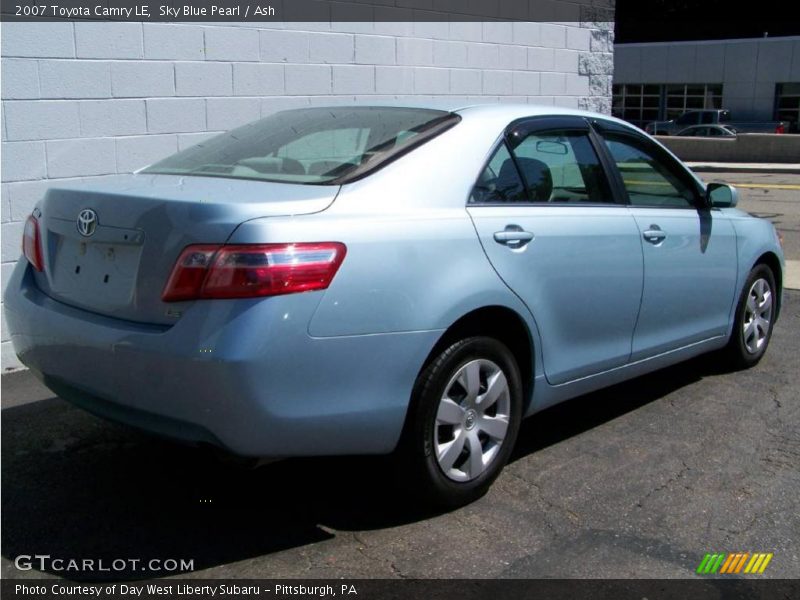 Sky Blue Pearl / Ash 2007 Toyota Camry LE