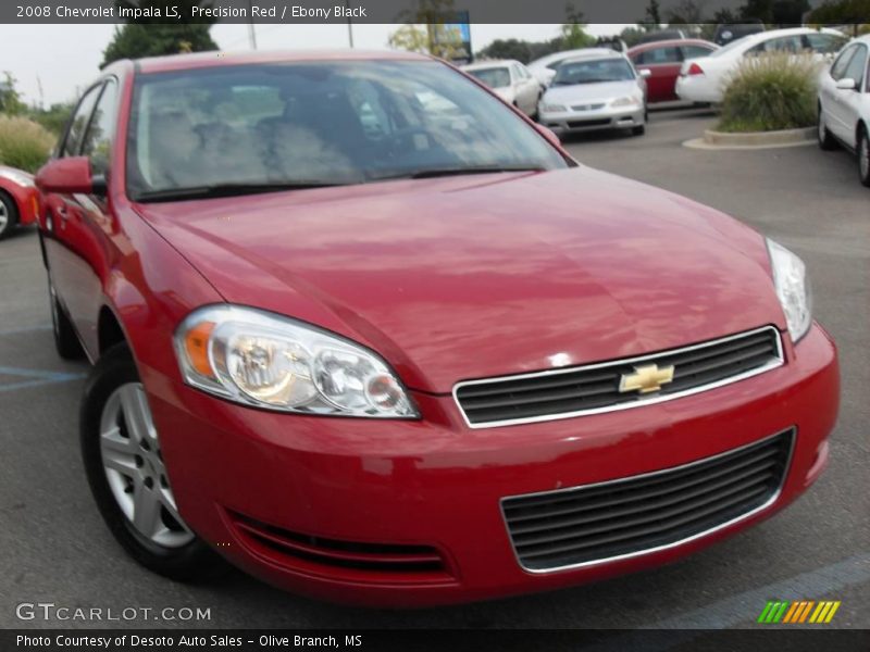 Precision Red / Ebony Black 2008 Chevrolet Impala LS